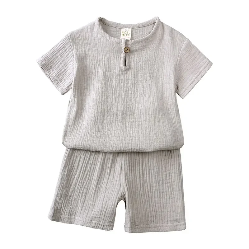 Kids Cotton Linen Set – Breathable Summer Outfit - Image 8
