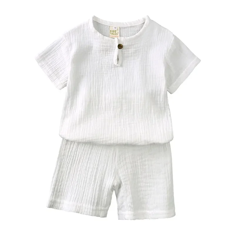 Kids Cotton Linen Set – Breathable Summer Outfit - Image 9