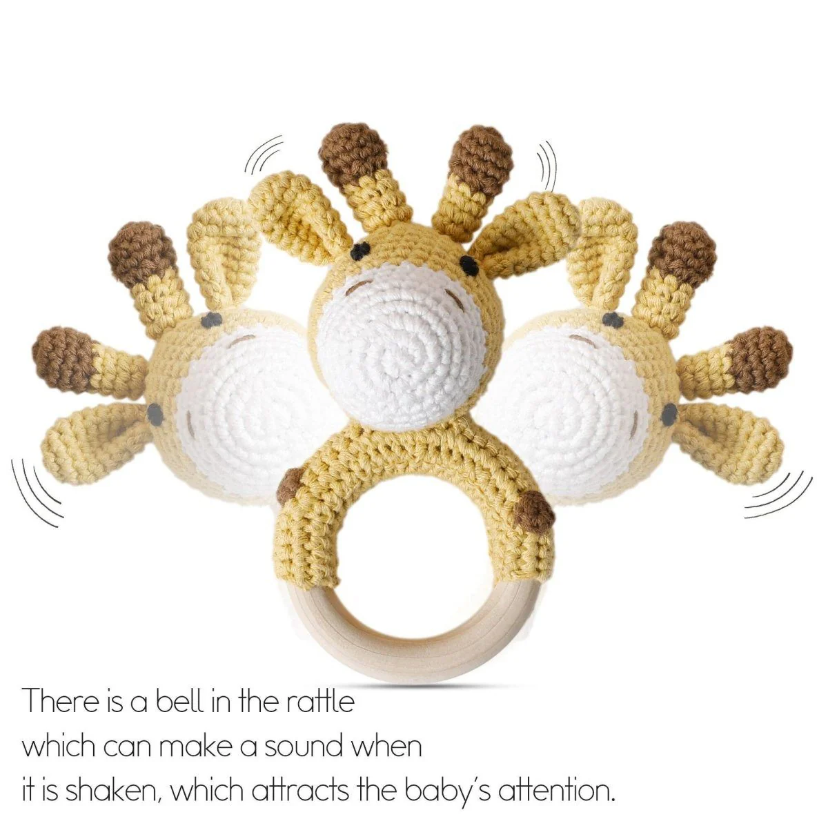 Crochet Animal Baby Teether Toy - Image 8