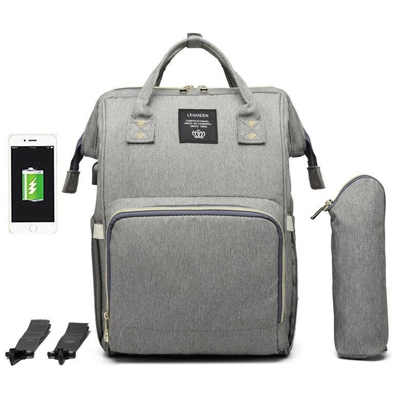 Waterproof Diaper Bag with USB Charging Port - Image 2