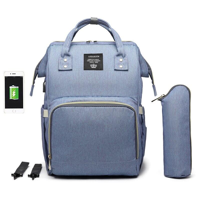 Waterproof Diaper Bag with USB Charging Port - Image 8