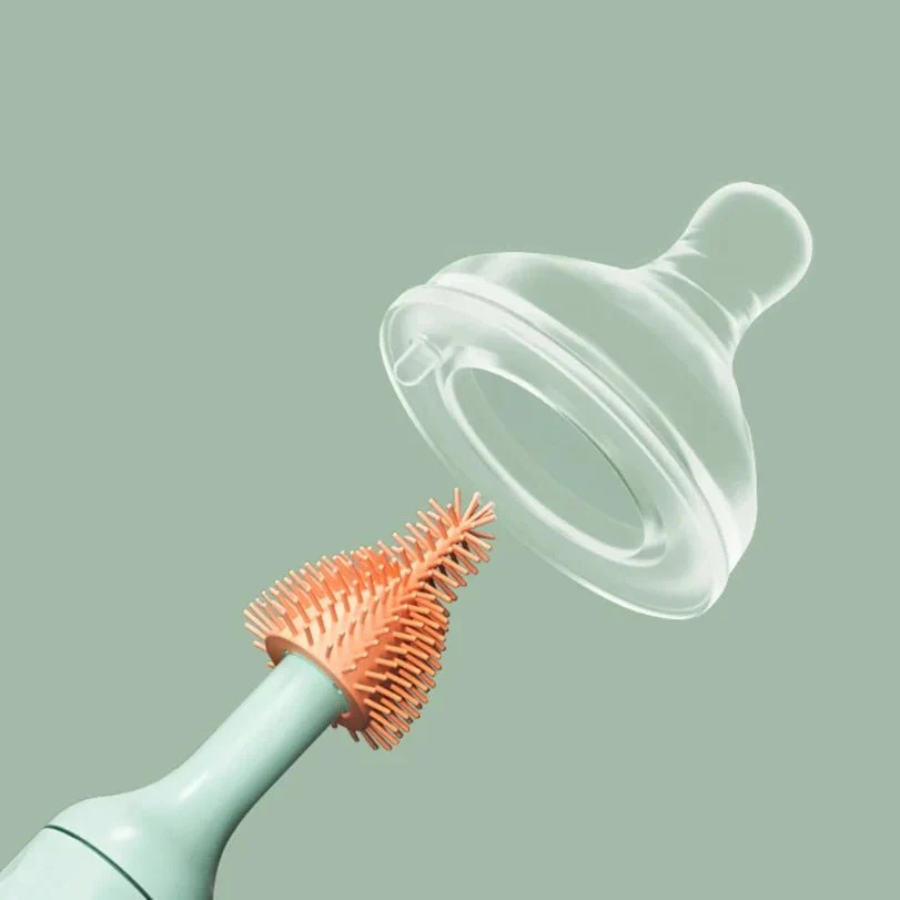 Electric Baby Bottle Brush – 360° Rotating Cleaner Set - Image 4