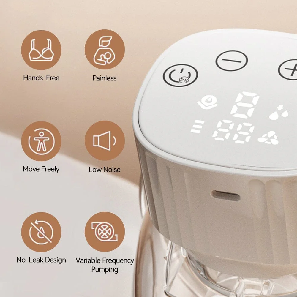 Electric Breast Pump LED Display Milk Extractor - Image 2