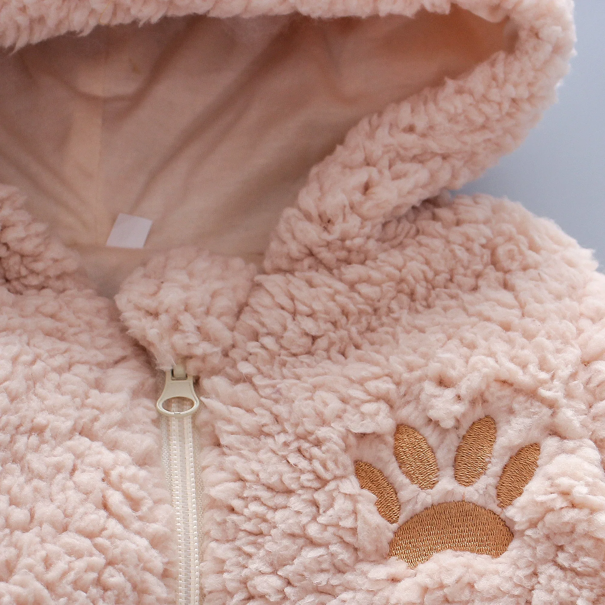 Fluffy Lamb Baby Romper – Warm Winter Jumpsuit - Image 3