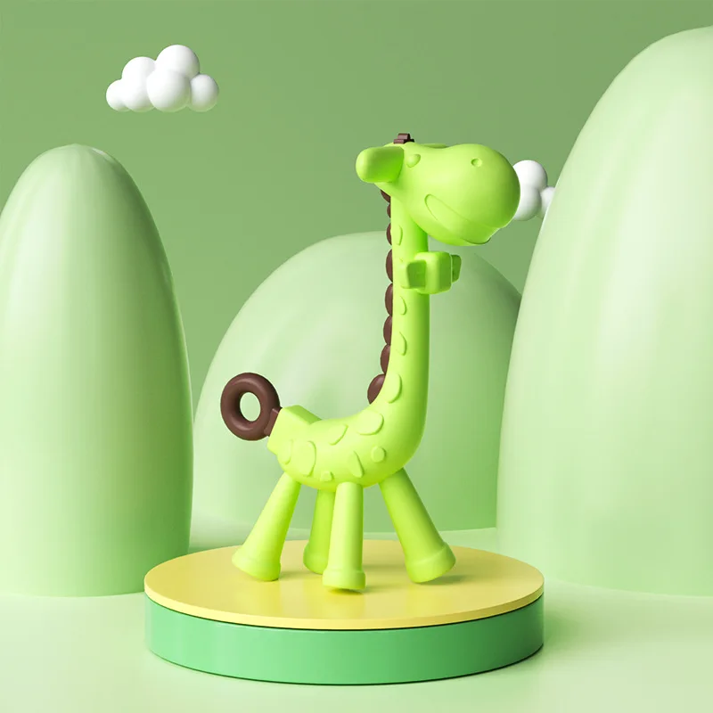 Silicone Giraffe Teether – Soothe Baby's Sore Gums - Image 14