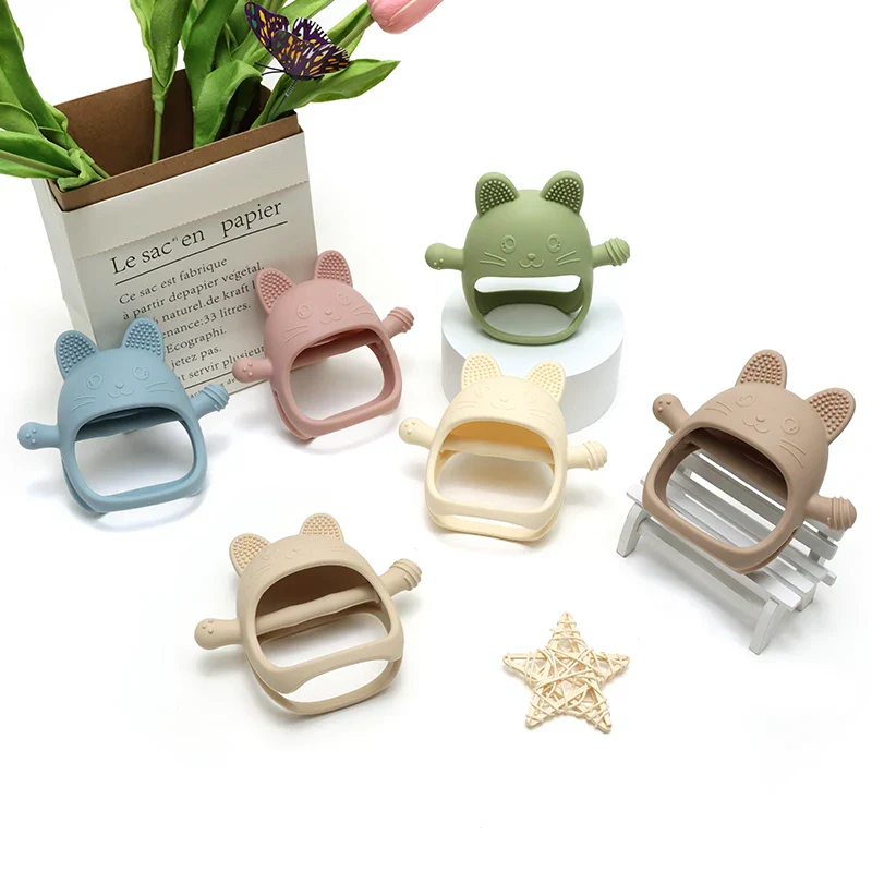 Baby Silicone Glove Teether – Easy Soothing Relief - Image 3