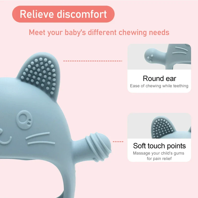 Baby Silicone Glove Teether – Easy Soothing Relief - Image 4