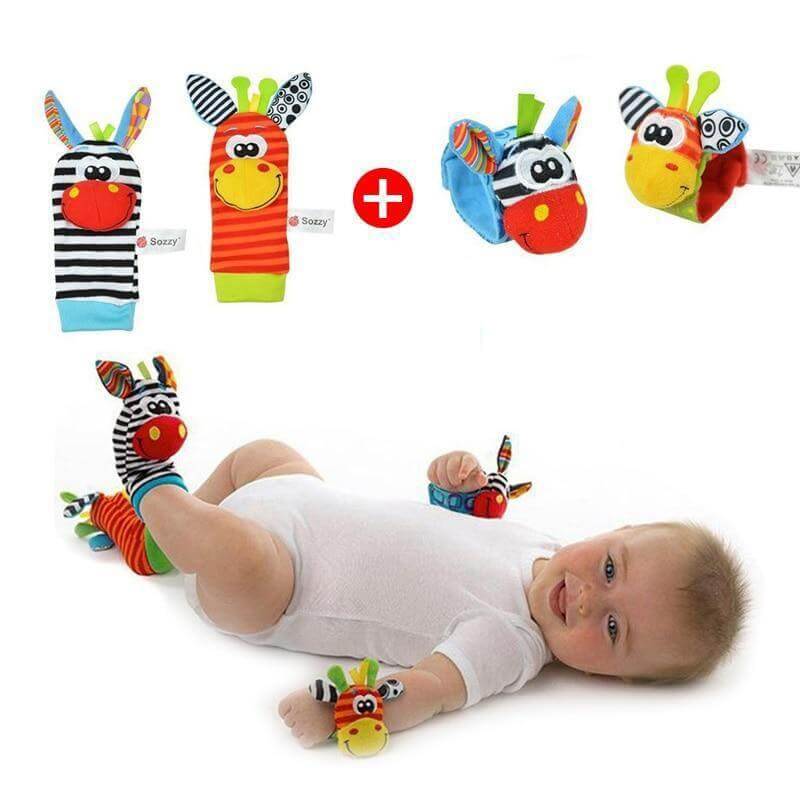 Foot Wrist Rattle Set 4 Pieces - Image 2