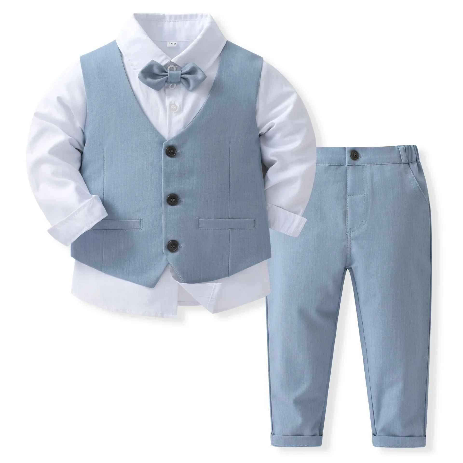 Baby Boy Gentleman Suit – Smart Birthday Outfit - Image 12