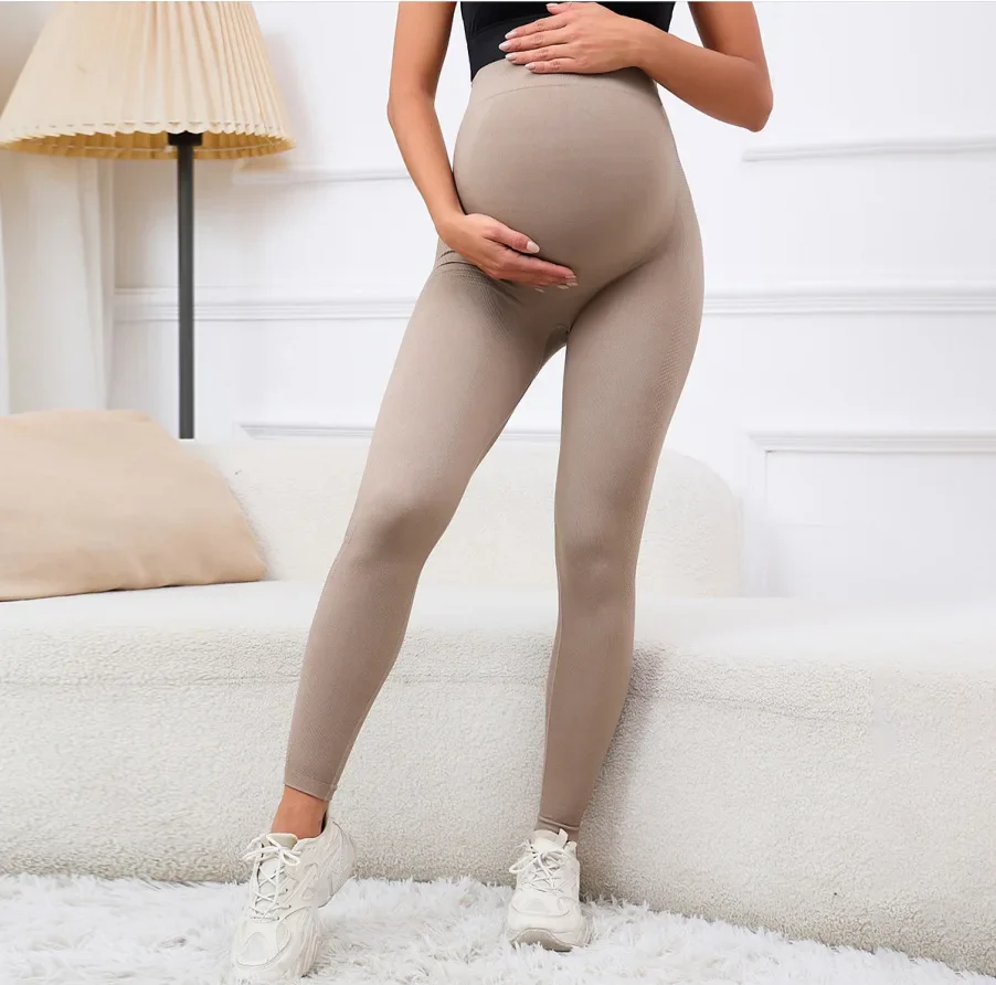 High Waist Maternity Leggings – Belly Support All Day - Image 6