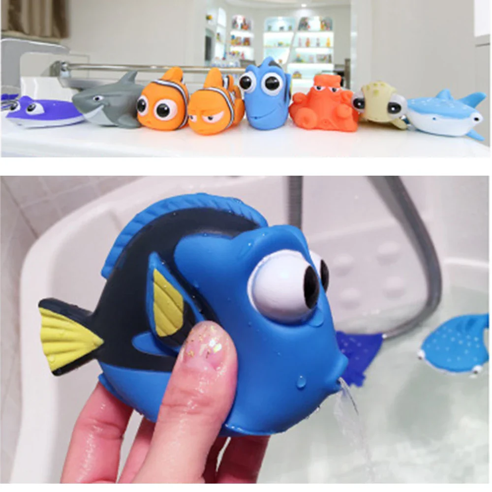 Baby Bath Squirt Toys – Squeaky Float Animal Set