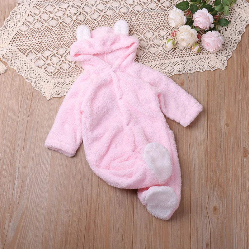 Cartoon Bear Romper – Cozy Autumn Playsuit - Image 11