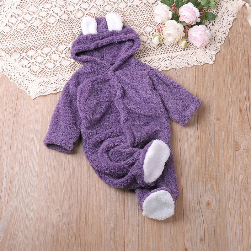 Cartoon Bear Romper – Cozy Autumn Playsuit - Image 12