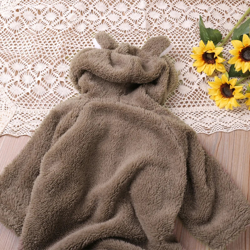 Cartoon Bear Romper – Cozy Autumn Playsuit - Image 6
