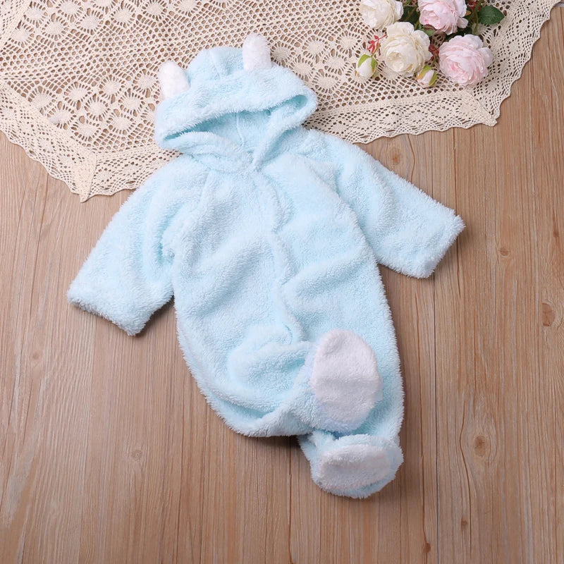 Cartoon Bear Romper – Cozy Autumn Playsuit - Image 7