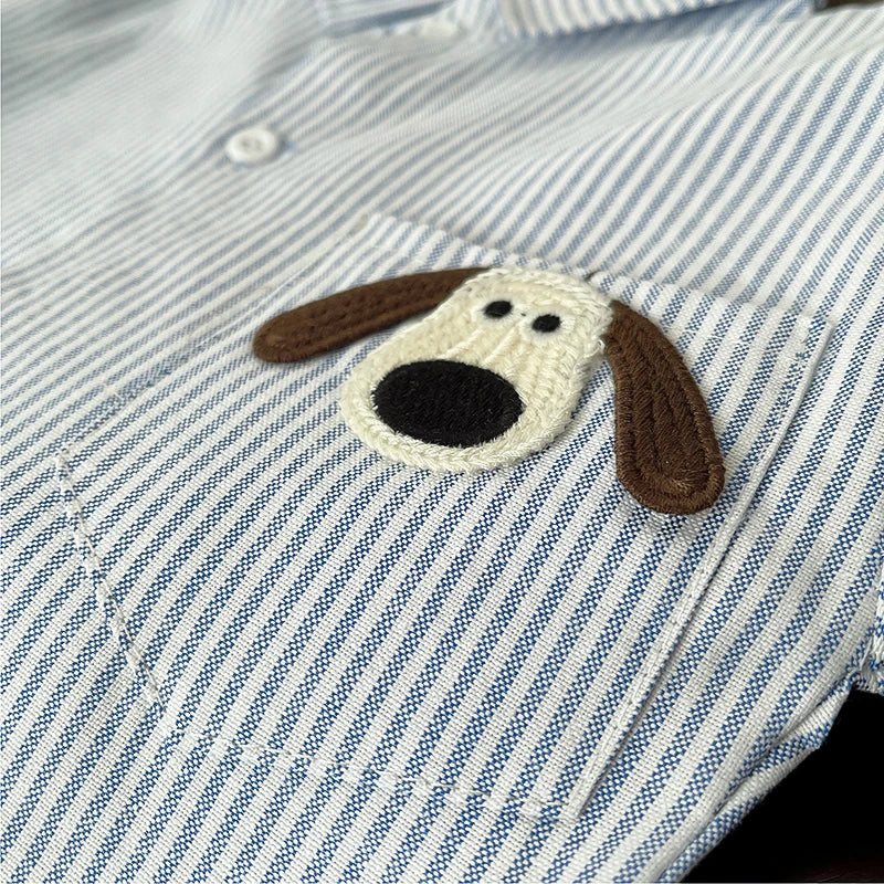 Boys Long Sleeve Spring Shirt – Cotton Comfort Tees - Image 5