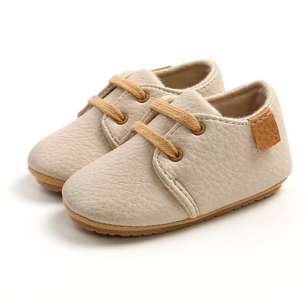 Infant Multicolor Retro Leather Shoes - Image 2
