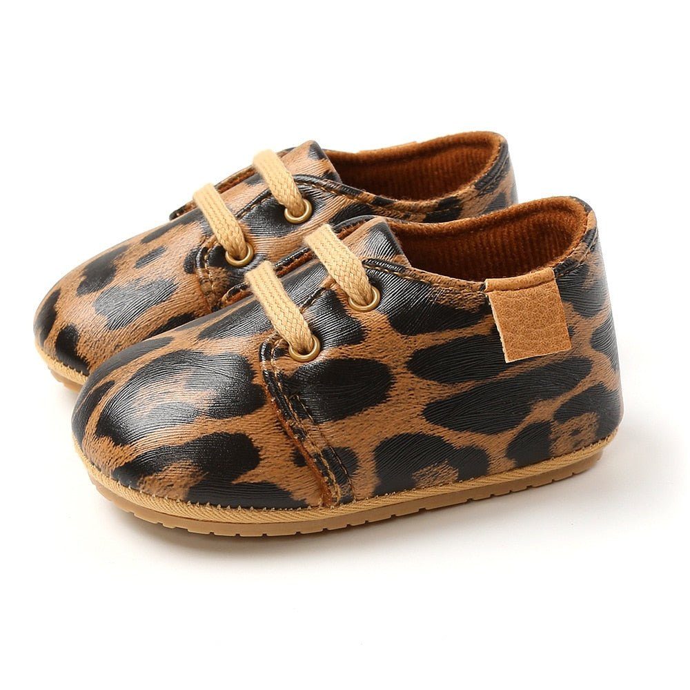Infant Multicolor Retro Leather Shoes - Image 6