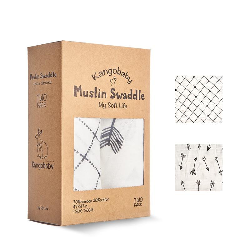 Kangobaby Soft Cotton Baby Swaddle - Image 4