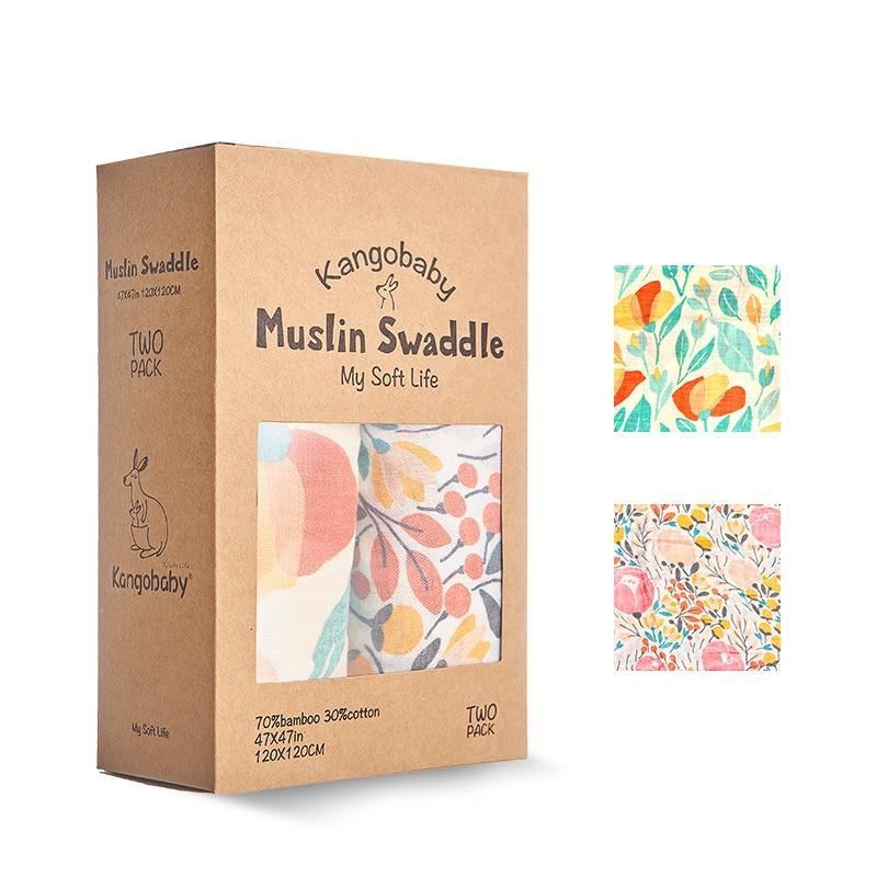 Kangobaby Soft Cotton Baby Swaddle - Image 5