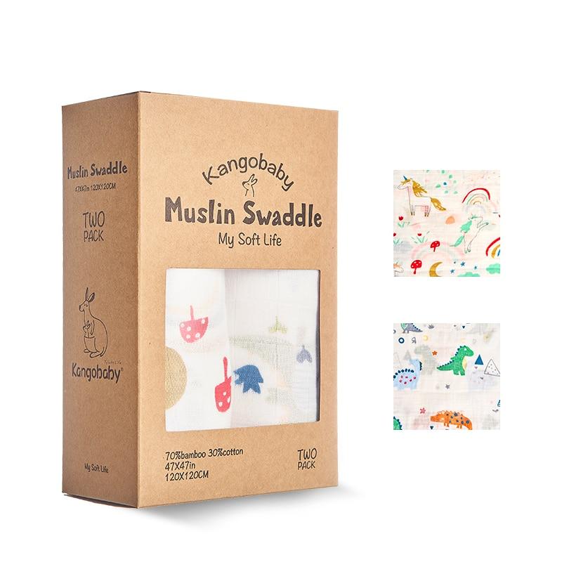 Kangobaby Soft Cotton Baby Swaddle - Image 6