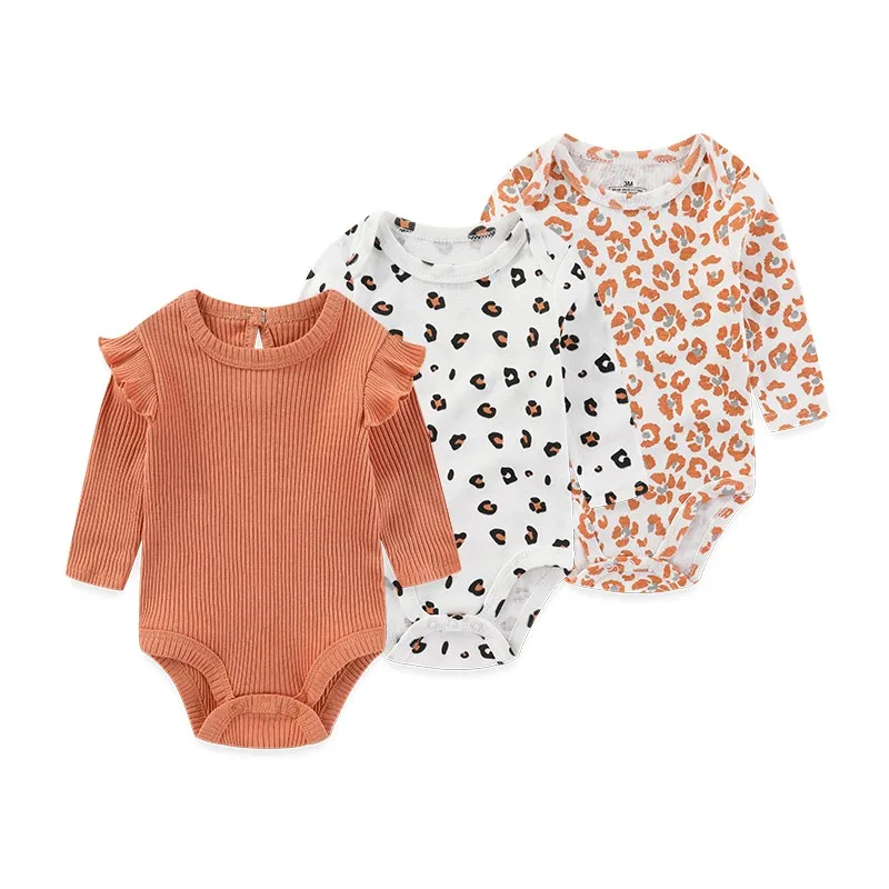 Newborn Cotton Bodysuit 3-Pack – Soft Everyday Onesies - Image 16