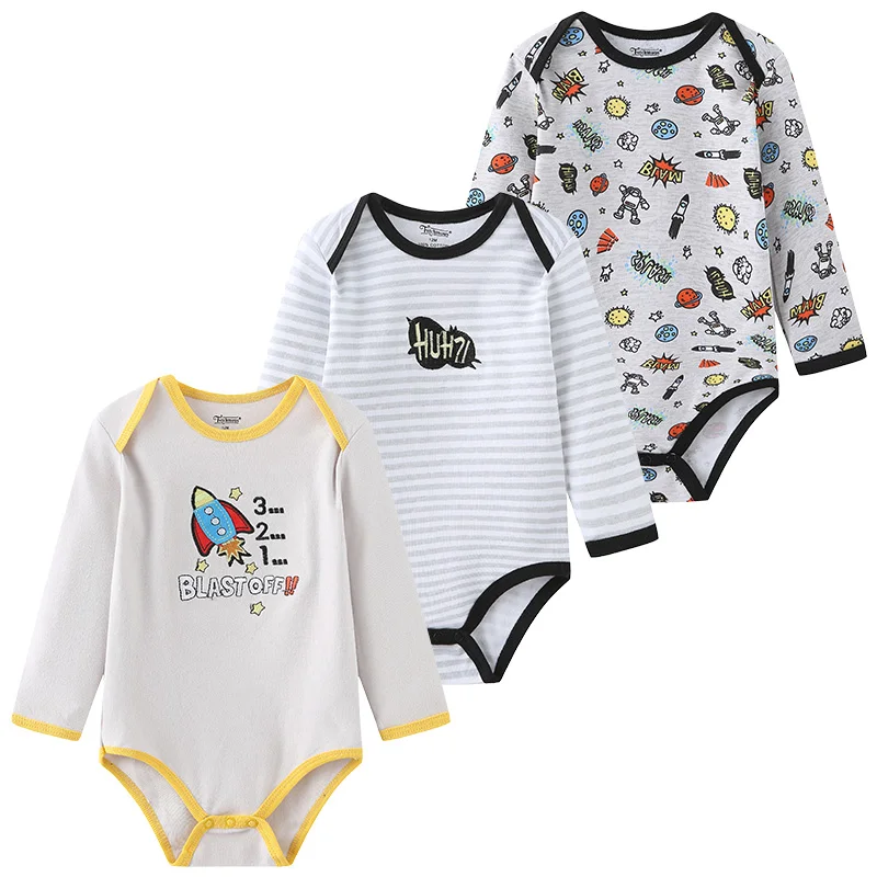 Newborn Cotton Bodysuit 3-Pack – Soft Everyday Onesies - Image 18