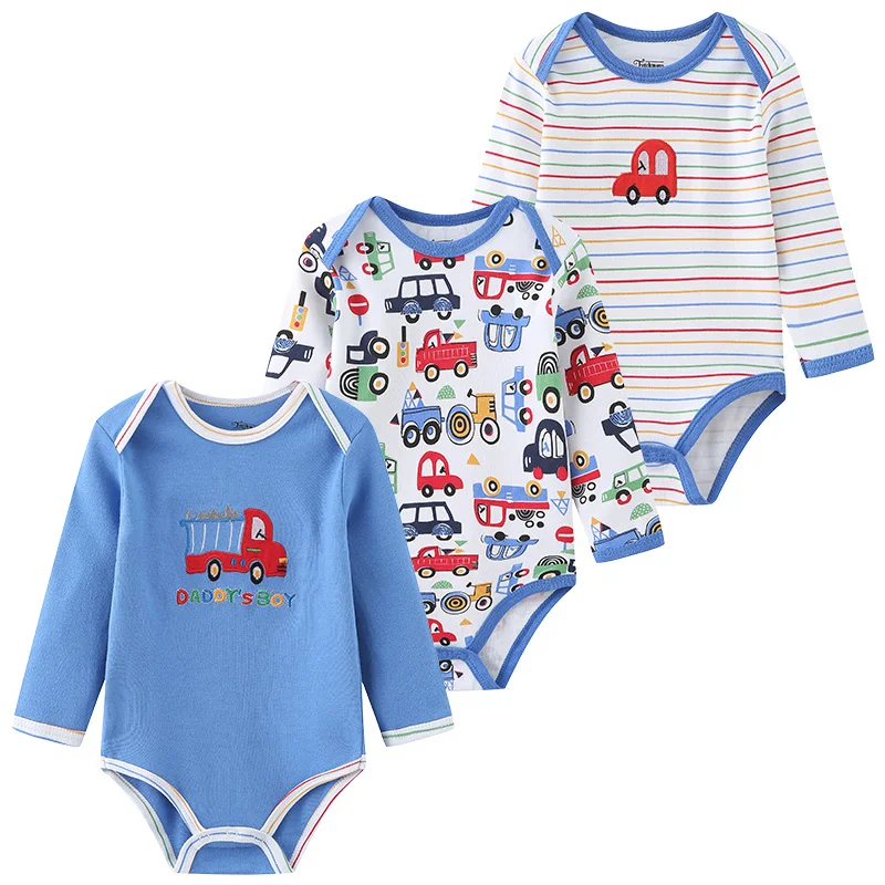 Newborn Cotton Bodysuit 3-Pack – Soft Everyday Onesies - Image 4