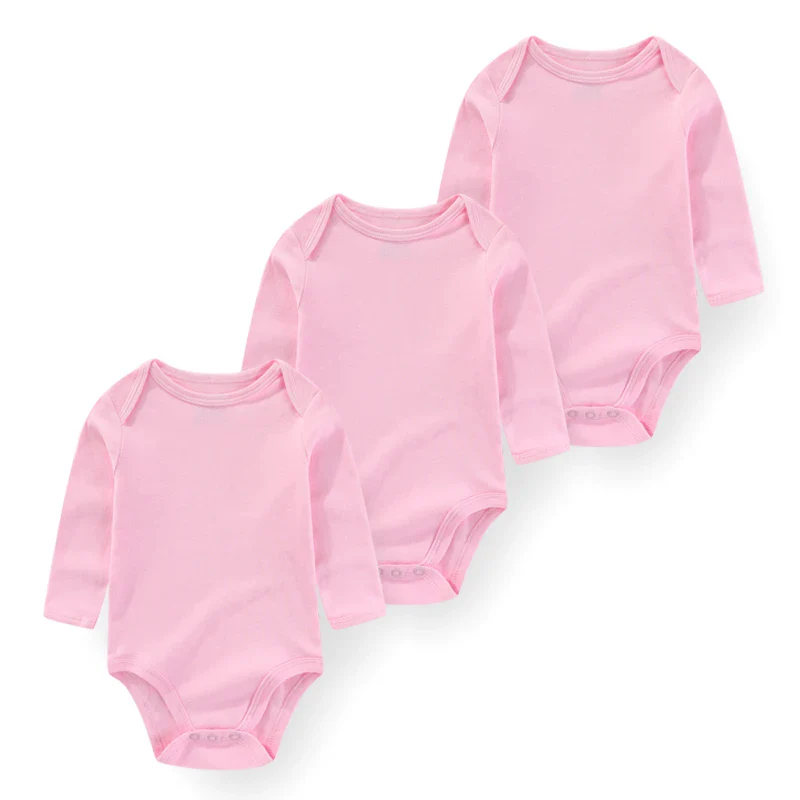 Newborn Cotton Bodysuit 3-Pack – Soft Everyday Onesies - Image 6