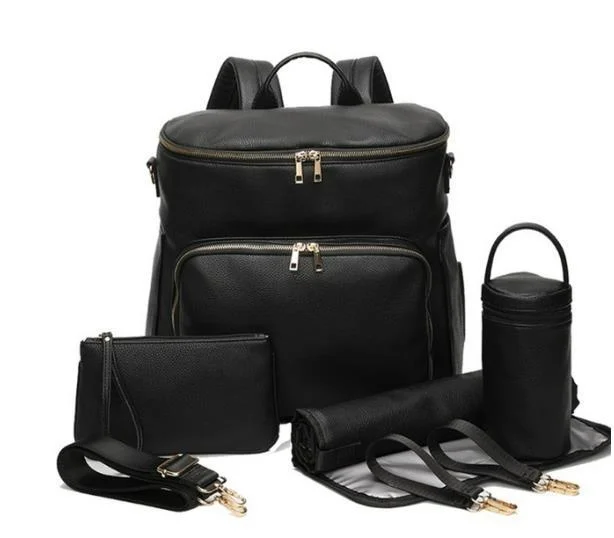 PU Leather Diaper Bag – Travel Ready - Image 7