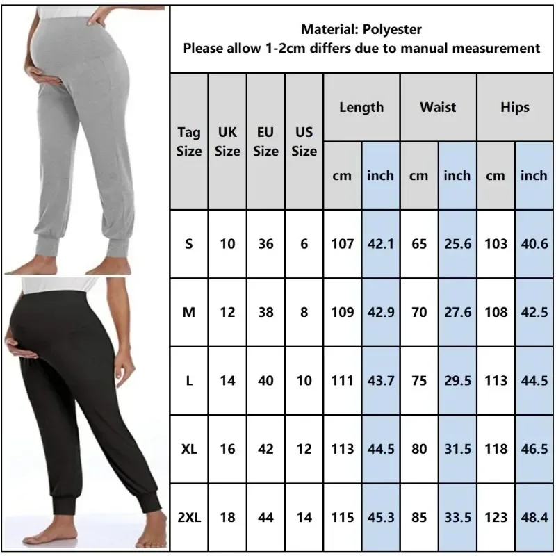 Maternity Jogger Pants – Soft High Waist Comfort - Image 6