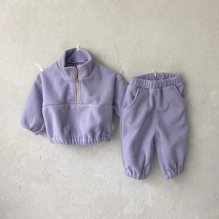 Cozy Fleece Hoodie & Pants Set – Toddler 2-Piece - Image 10