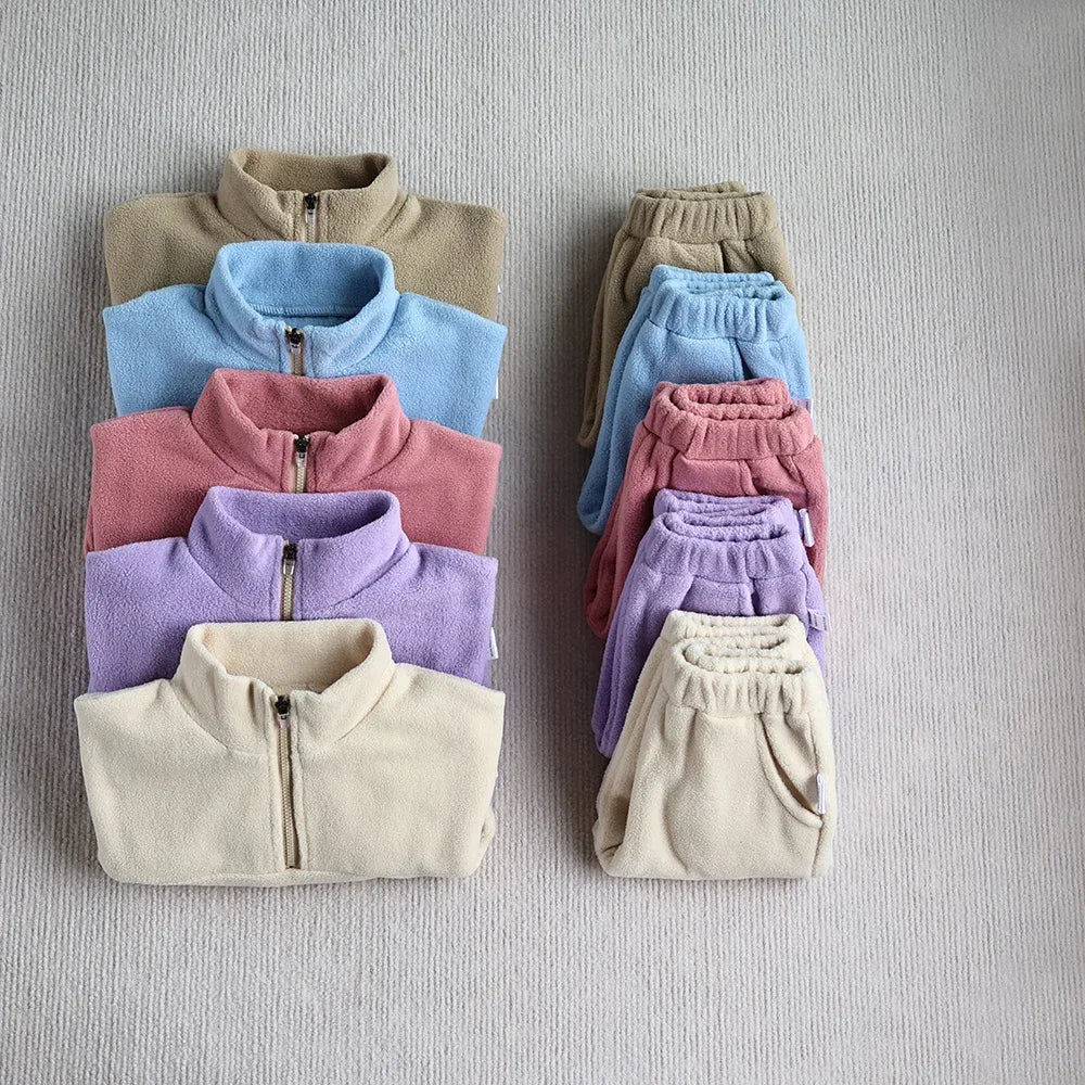Cozy Fleece Hoodie & Pants Set – Toddler 2-Piece - Image 3
