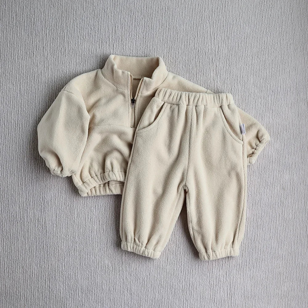 Cozy Fleece Hoodie & Pants Set – Toddler 2-Piece - Image 5