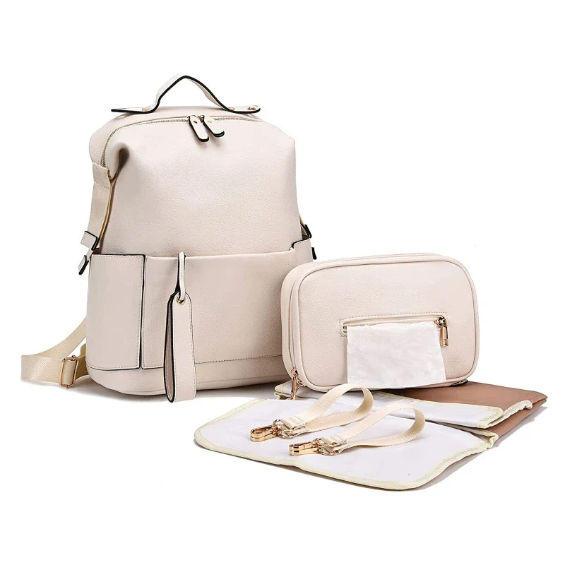 Leather Diaper Bag – Large Backpack - Image 10