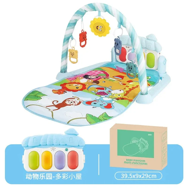 Baby Gym Mat Pedal Piano Fitness Frame – Musical Play - Image 10