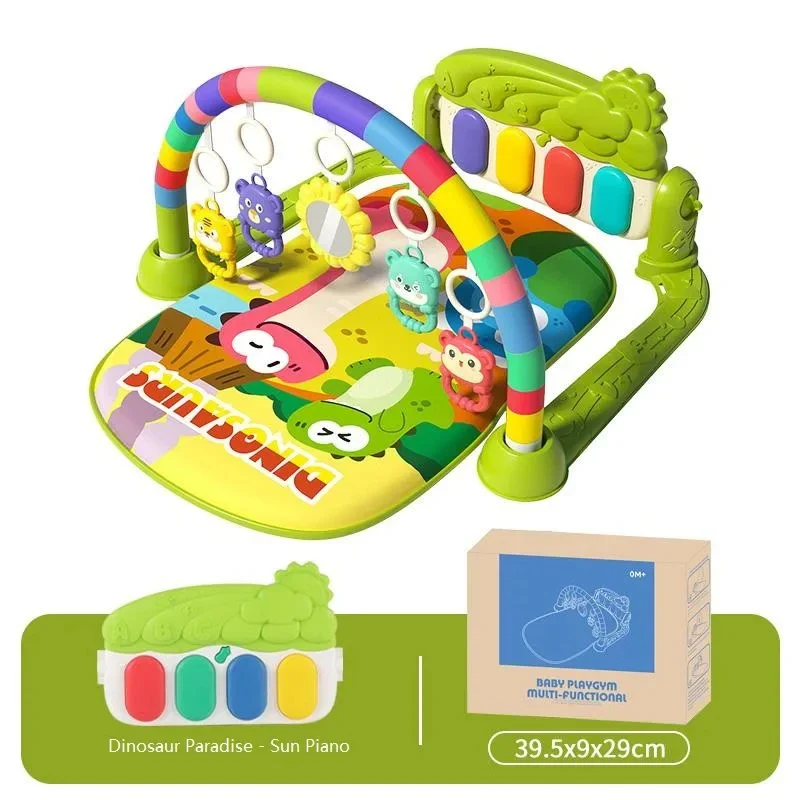 Baby Gym Mat Pedal Piano Fitness Frame – Musical Play - Image 8