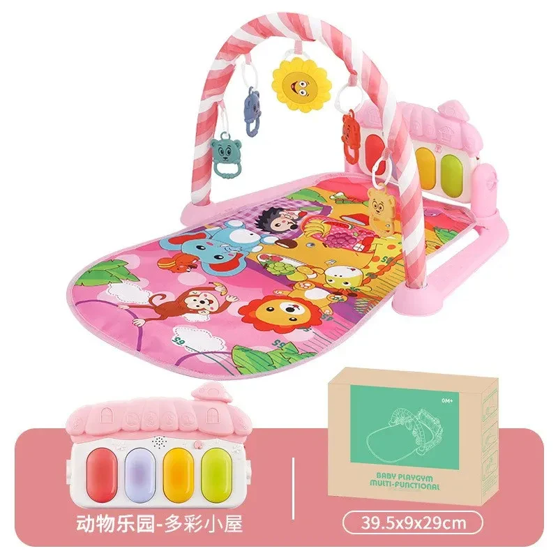 Baby Gym Mat Pedal Piano Fitness Frame – Musical Play - Image 9