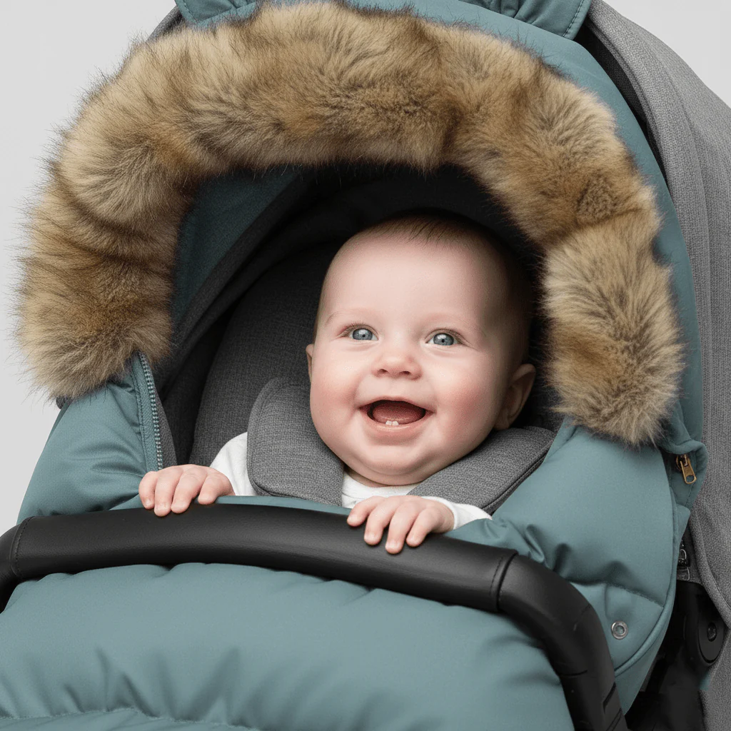 Premium Windproof Stroller Footmuff - Baby Zen™ - Image 2