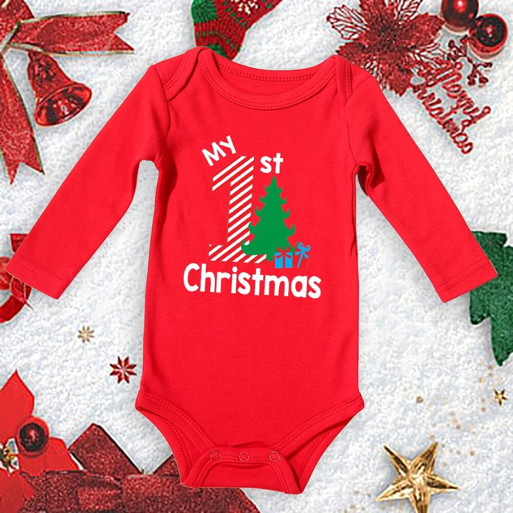 Red Christmas Baby Bodysuits - Image 5
