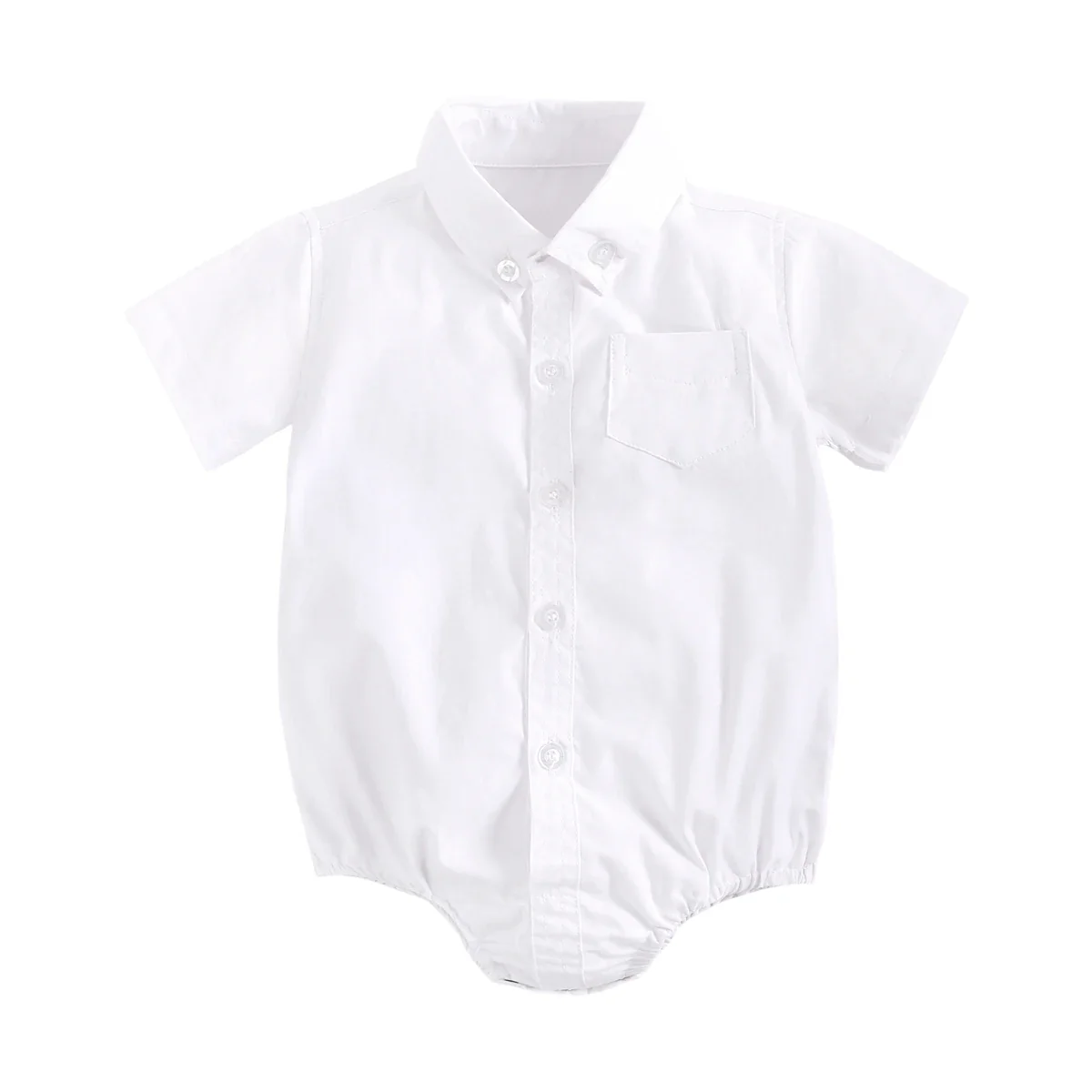 Baby Boy Plaid Bodysuit – Soft Summer Cotton Onesie - Image 11