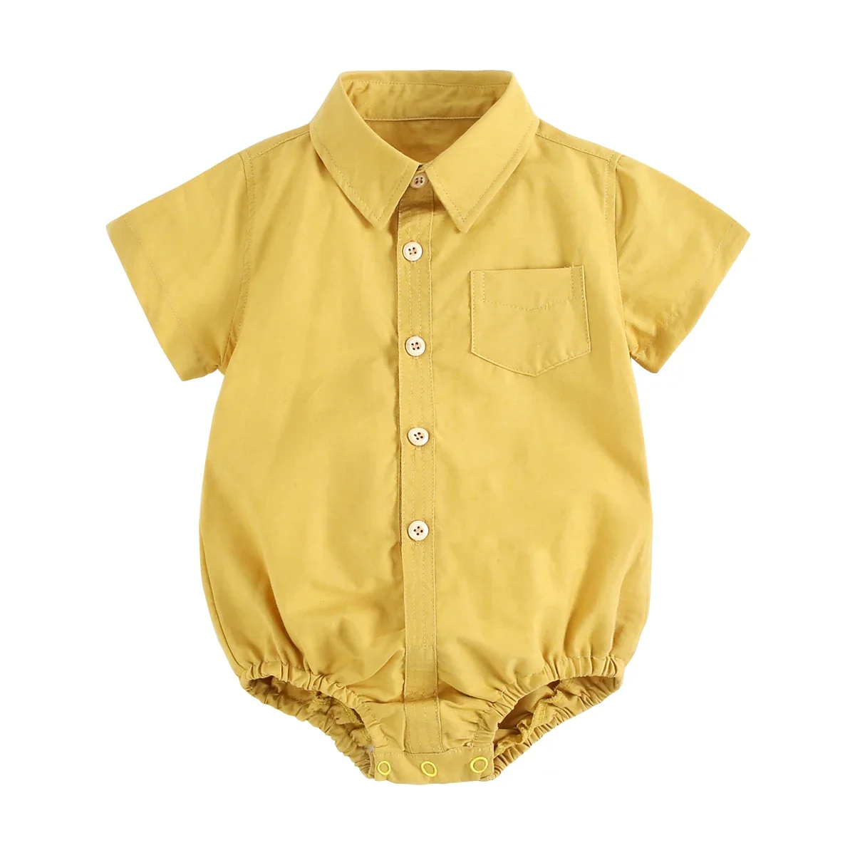 Baby Boy Plaid Bodysuit – Soft Summer Cotton Onesie - Image 16