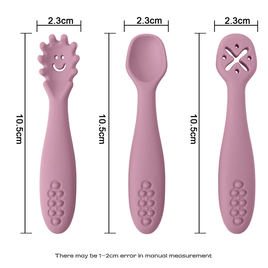 Baby Silicone Spoon Set for Safe Feeding and Weaning - Image 7