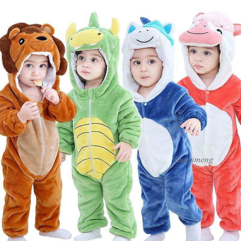 Soft Baby Animal Romper - Image 2