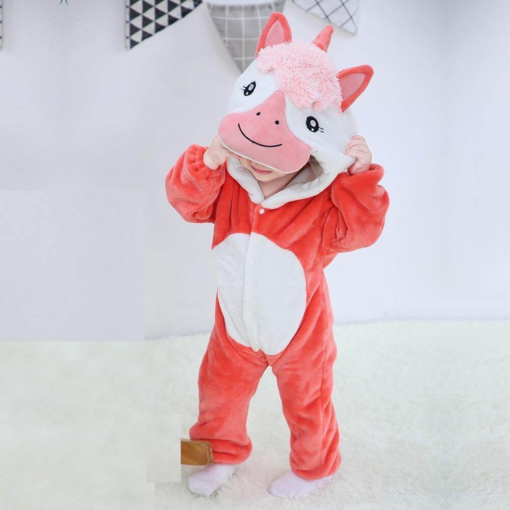 Soft Baby Animal Romper - Image 31