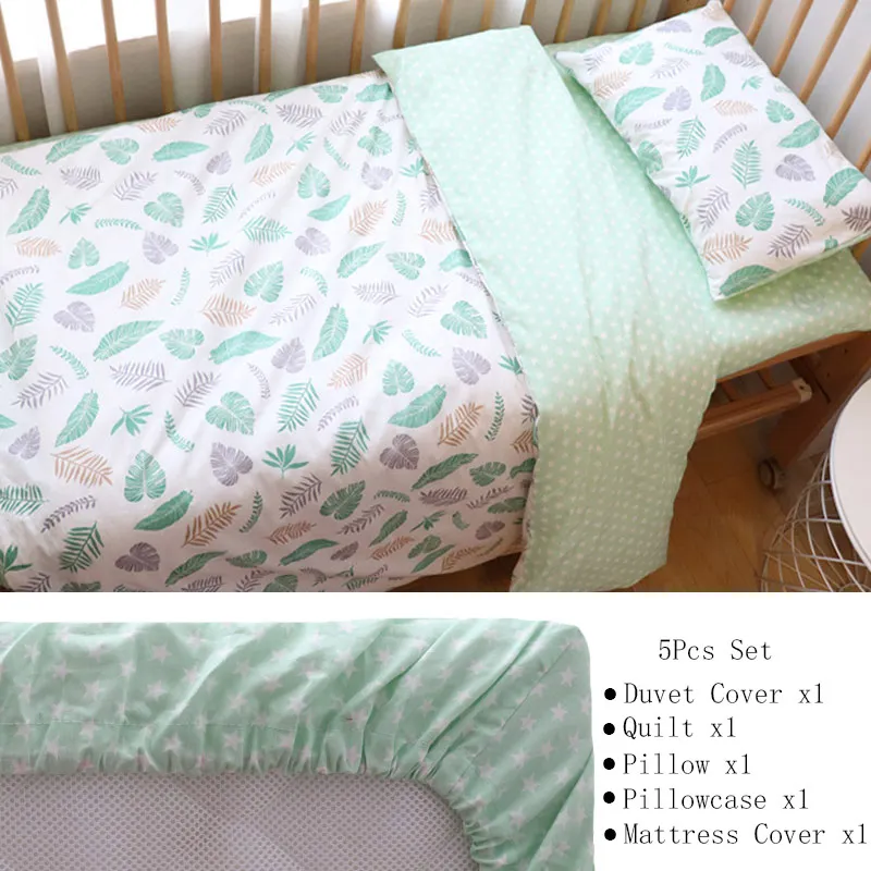 Soft Cotton Baby Crib Bedding Set – Nursery Bundle - Image 16