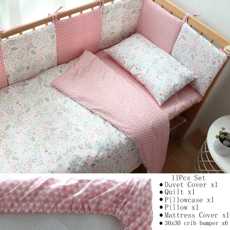 Soft Cotton Baby Crib Bedding Set – Nursery Bundle - Image 20