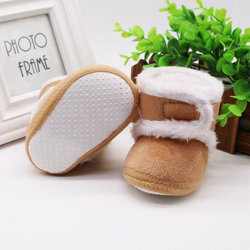 Soft Sole Fur Snow Booties - Image 2
