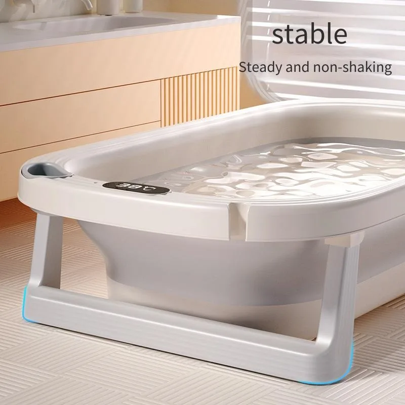 Foldable Baby Bath Tub – Temperature Sensor Included - Image 4