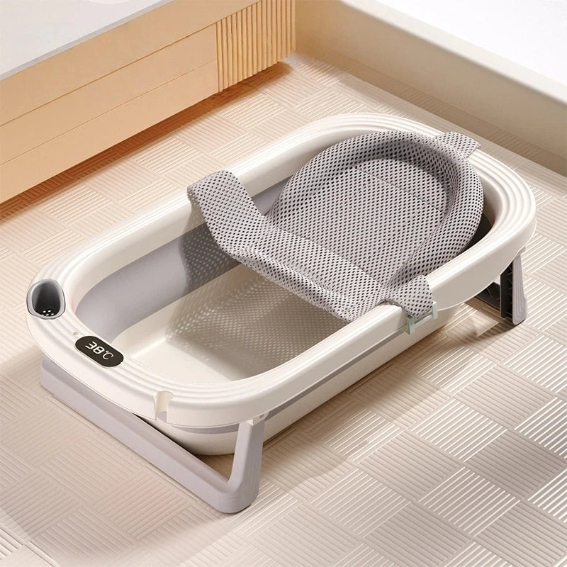 Foldable Baby Bath Tub – Temperature Sensor Included - Image 8